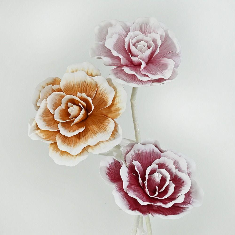 

40cm Large Foam Rose Outdoor Garden Fake Flower New Artificial Flower
