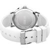 BUREI Women's Analog Quartz Watch White Waterproof Date Slim Lightweight Silicone Band Casual Business