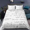 Set Copripiumino Equazioni Matematiche Clessidra Galassia Viola Coperta Copripiumino Formula Fisica Set Biancheria da Letto per Dormitorio Asse Geometrico Scientifico