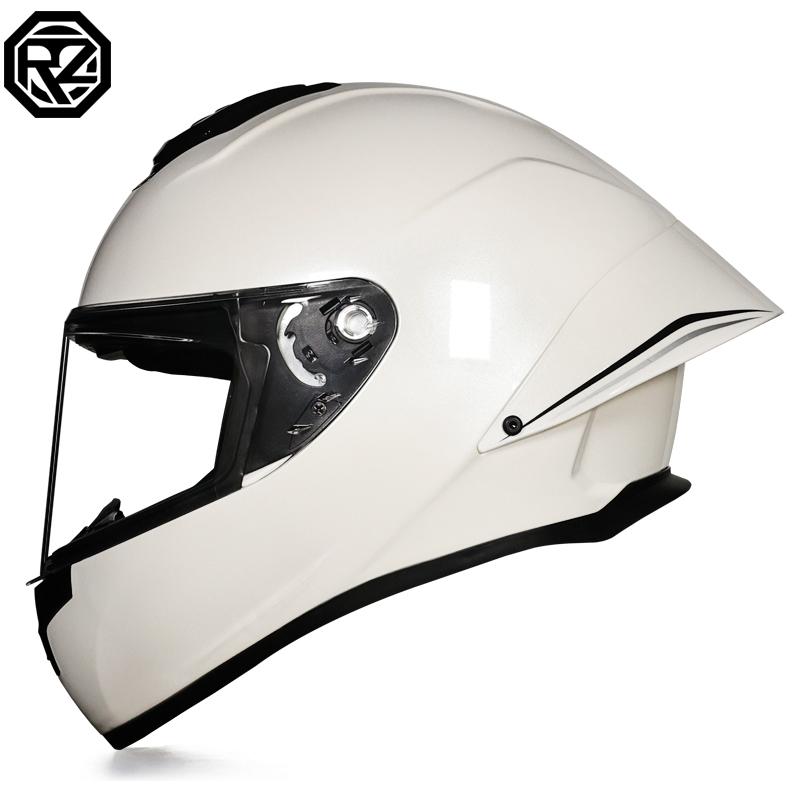 ORZ-S802 Motorcycle Helmet, DOT Men's and Women's Full Face Helmet, Personalized, Cool, All Season, Big Tail Wing Helmet