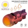 2Pcs T10 COB Led DC 12V Signal Lamp Car Bulb W5W 194 168 Reading Interior Lamps Clearance Backup Reverse Fog Lights Ultra Bright