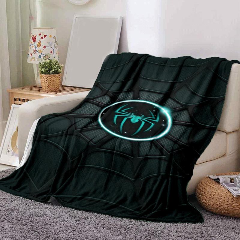 1pc Spider-Man Printing Blanket - Soft, All-Season Throw for Living Room, Bedroom,Personalized Gift with Adorable Cartoon Design