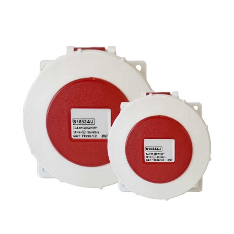 Zhengyuan 32A6H Concealed Industrial Socket