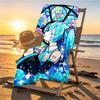 Hatsune Miku Print Beach Towel Design, Soft, Lightweight. for Home Bathroom, Spa, Pool, Yoga, Surfing, Camping, Gift for Family, Friend