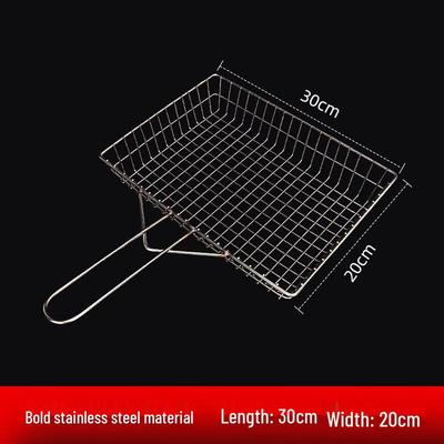 BBQ Fish and Seafood Grilling Basket with Handle