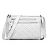 Women's bag, new zipper single shoulder messenger women's bag small square bag.