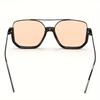 Women's Vintage Rectangular Fashion Glasses Stylish PC Frame with Metal Hinges Casual Streetwear Accessory