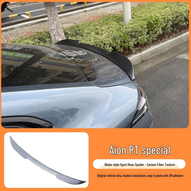 GAC Aion RT Rear Spoiler: Original Sports Wing, Easy Installation, No Drilling Needed.