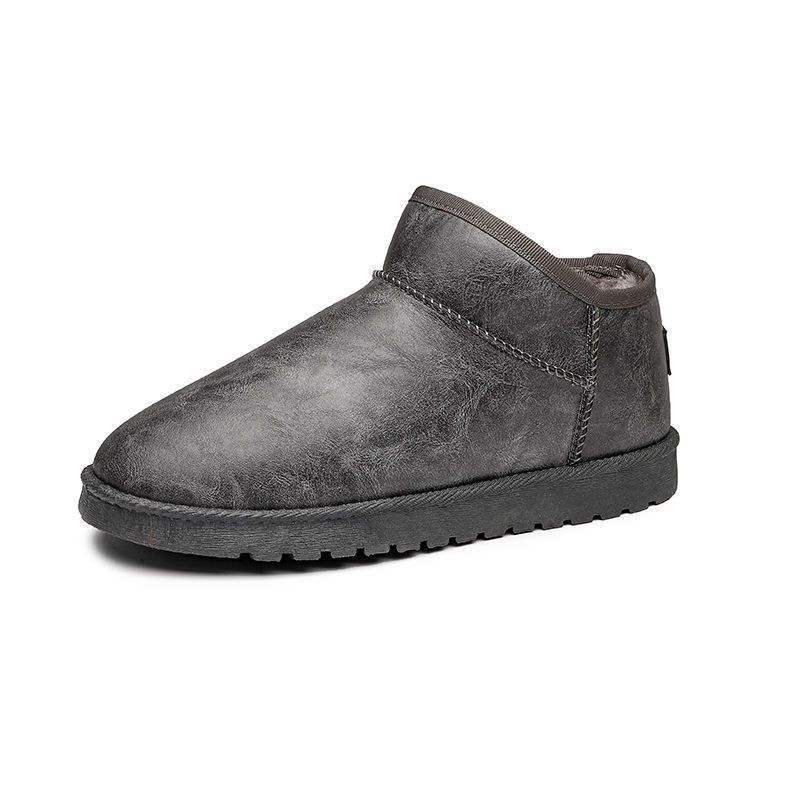 

Зимние хлопковые ботинки для северо-востока набиты и утолщены для сохранения тепла. Мужские сноубутсы большого размера, нескользящие и морозостойкие, водонепроницаемые и на одной педали. 45