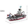 MOC Aircraft Carrier Ship Fighter Plane Artillery Warship J-15 Military City Building Blocks Model Bricks Kits Sets Ideas