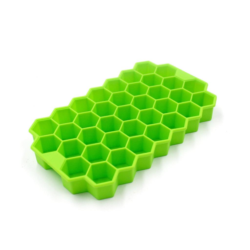 37 Cavity Silicone Ice Cube Mold with Lids Large-capacity Ice Trays Food Grade Ice Maker Reusable Kitchen Gadgets