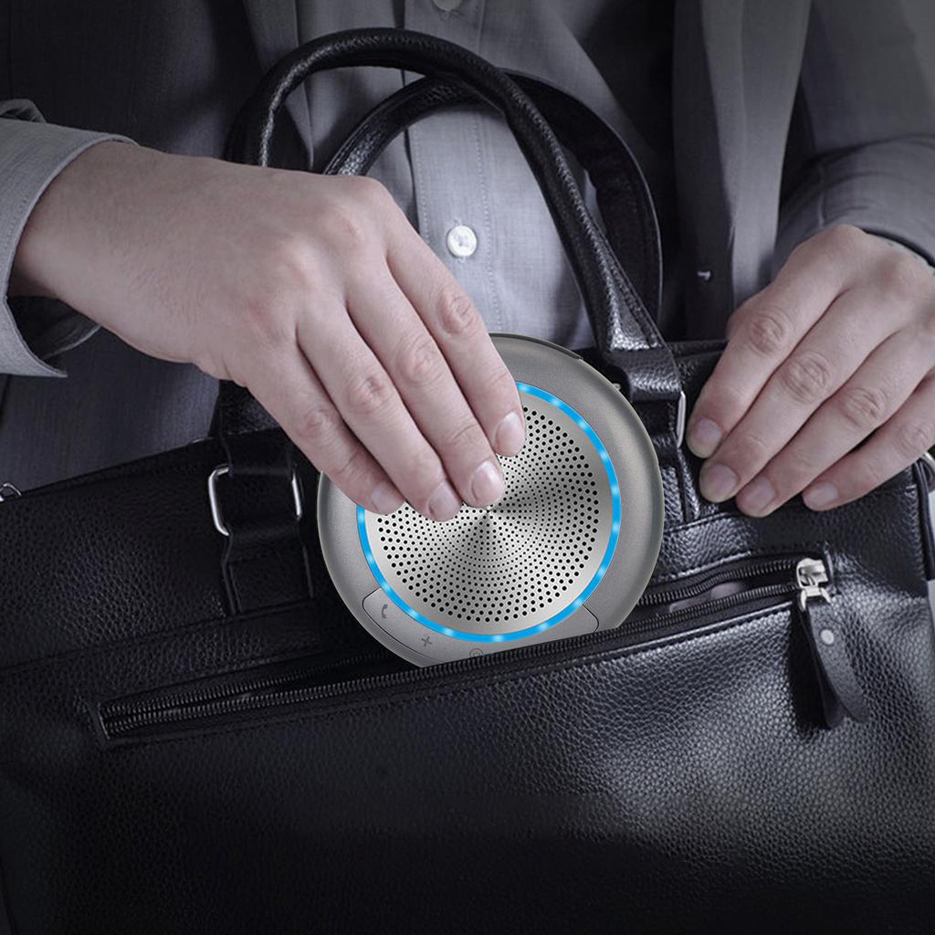 Konferenzmikrofon Plug and Play 360 Grad Omnidirektional Rauschunterdrückung USB Vollduplex