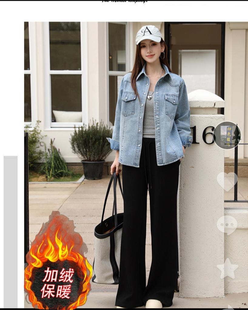 Korean Washed Denim Shirt Jacket Women's Spring New High-end Casual Stacked Shirt Long-sleeved Thin Top
