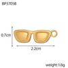 CARLIDANA Stainless Steel Coffee Teapot Cup Bike Scissors Charms White Collar Leisure Series Gold Plated DIY Charm Accessories