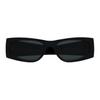 Saint Laurent Logo Rectangular Sunglasses Women Sunglasses Black SL-M140-001