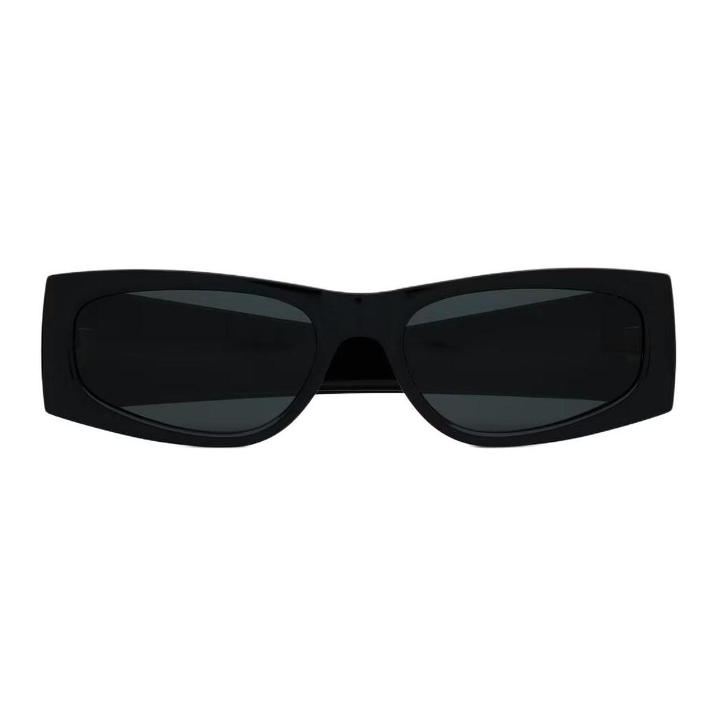 Saint Laurent Logo Rectangular Sunglasses Women Sunglasses Black SL-M140-001