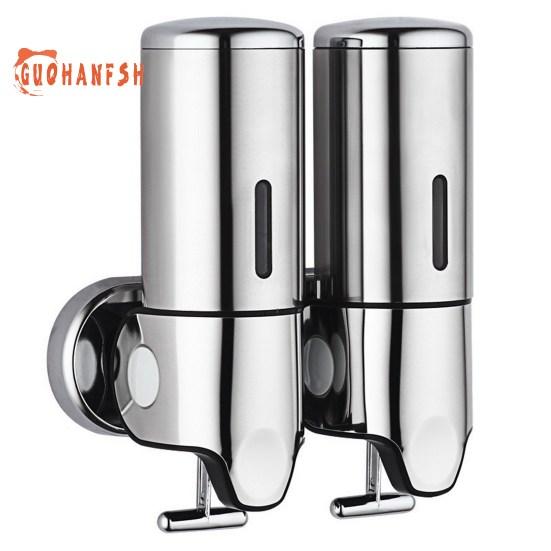 Dispenser di sapone impermeabile da 400 ml, a prova di umidità, montato a parete, dispenser per balsamo per sapone liquido per shampoo domestico, per la vita quotidiana
