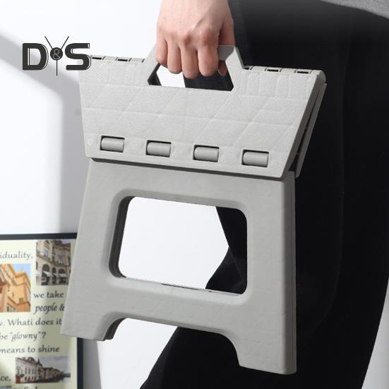 Складана лавка багатофункціональна підставка для ніг портативна подушка сидіння складна сходинка з безпечною ручкою для малюків та дітей похилого віку