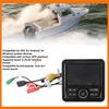 Marine Radio Stereo Waterproof AUX Input  SUB Output Anti Interference Bluetooth Media Receiver for Yachts Vehicles Trucks