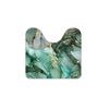Marble Pattern Toilet Rug Set Anti-slip Toilet Door Mat New Bathroom Carpet Set  Home