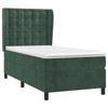 3129438 vidaXL Divan Bed with Mattress Dark Green 100x200 Cm