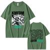 Hot Rock Band Kmfdm Sucks Graphic Tshirt Unisex Women Retro Gothic Punk Streetwear Male Fashion Casual Oversized Crewneck T Shirts