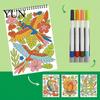 Mindful Coloring for Relaxation Trace-By-Groove Guided Book, Clear Artistic Printing with 20 Decorative Leisure Time Gift Scenes And Double-Sided