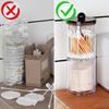 2-tier container for cotton buds and cotton pads
