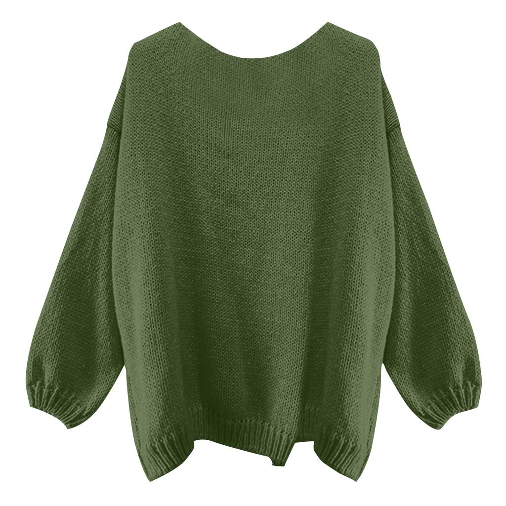 Women's Loose  Winter Knitted Fashion Casual Pullover Sweater