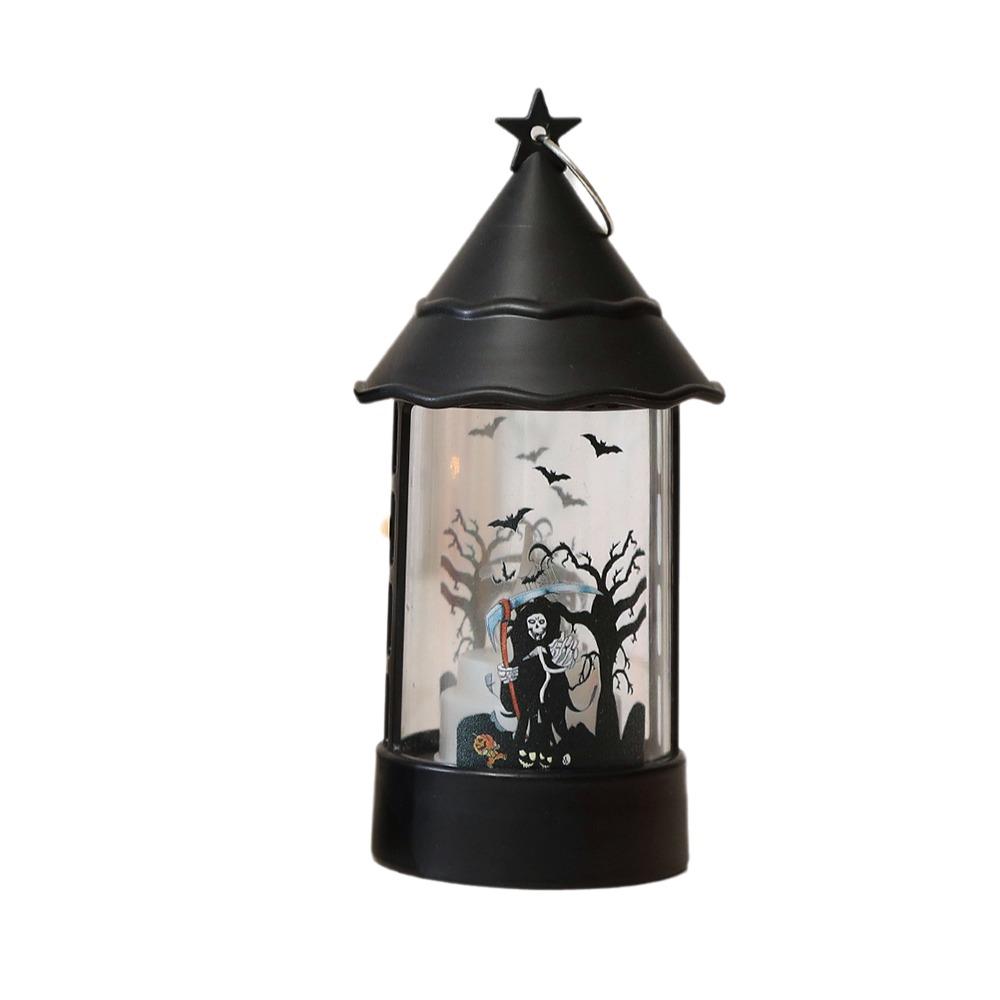 Vintage Halloween Decorative Light Portable Pumpkin Light Halloween LED Lamp Living Room Decor