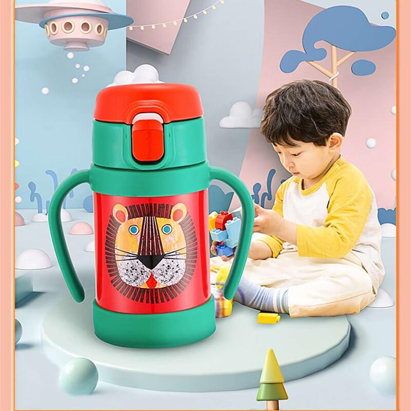 Tiger MCK-A28C Kids' Stainless Steel Vacuum Straw Bottle