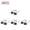 1~10pcs Telescopic Magnifier Glasses Loupes with 2 LED 8X/15X/23X Lens Observation Magnifying Eyewear Jewelers Watchmaker Repair