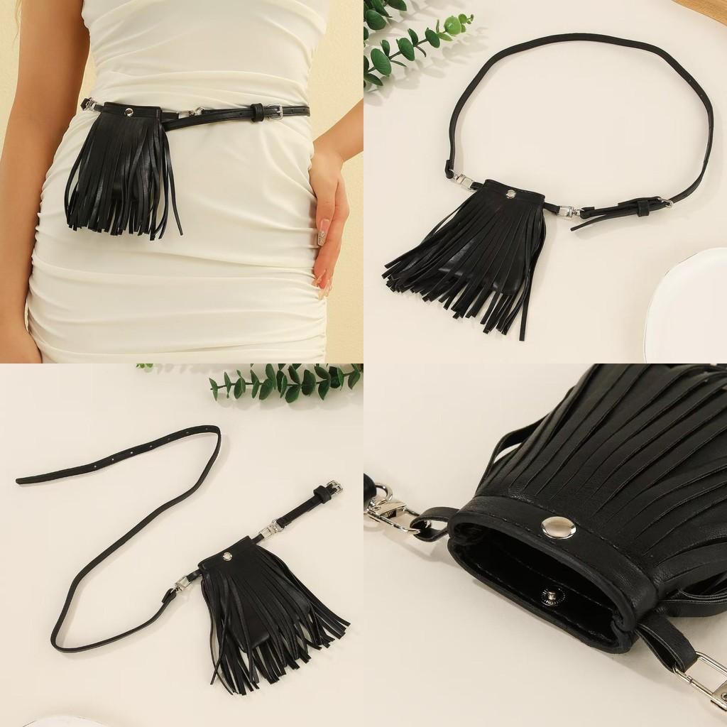 Solid Leather Color Belt Riveted Decoration Pin Closure Casual Outfits Festival
