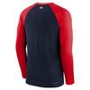 Nike NFL Kooperations-T-Shirt Los Angeles Angels Schnelltrocknend Sport Langarm Kinder Tops Schwarz Rot 3Z3B7SBG2-LAA