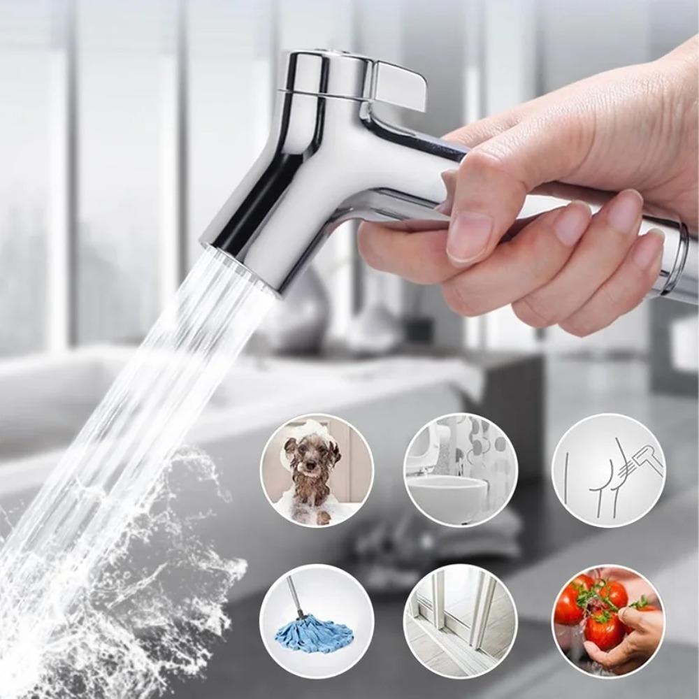 Handheld Toilet Bidet Spray Head 1/2" Universal Shower Head Anal Douche Cleaning Faucet Bidet Attachment Bathroom Accessories