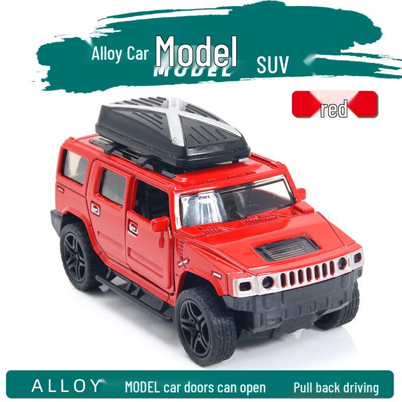 1:36 Benben Alloy Off-Road Police Jeep Toy with Opening Doors Cake Topper