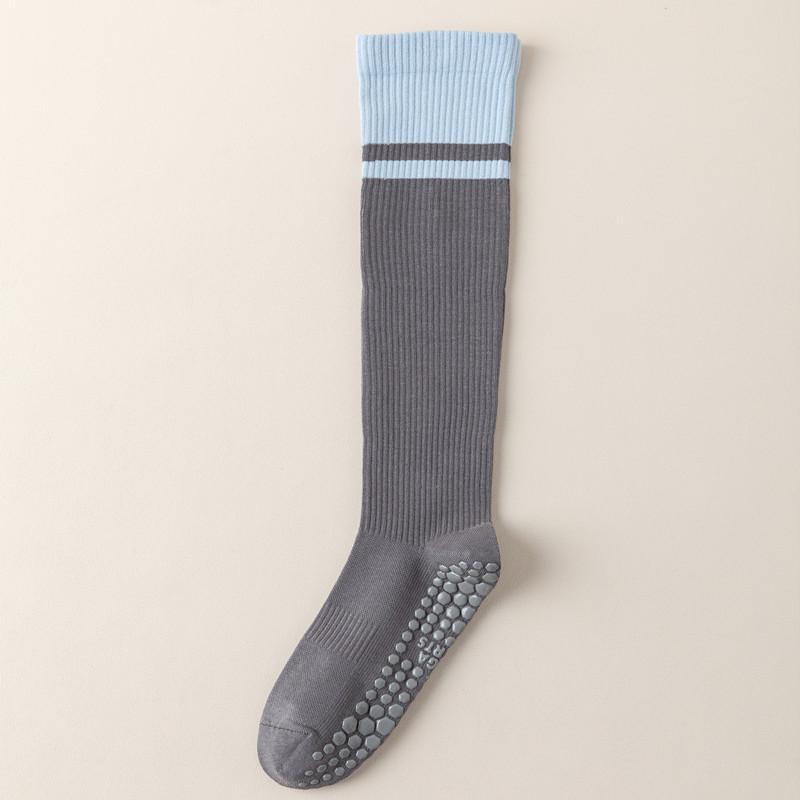 Color Matching Yoga Calf Socks Professional Non-Slip Pilates Pressure Sports Socks Children'S Fitness Dance Stockings