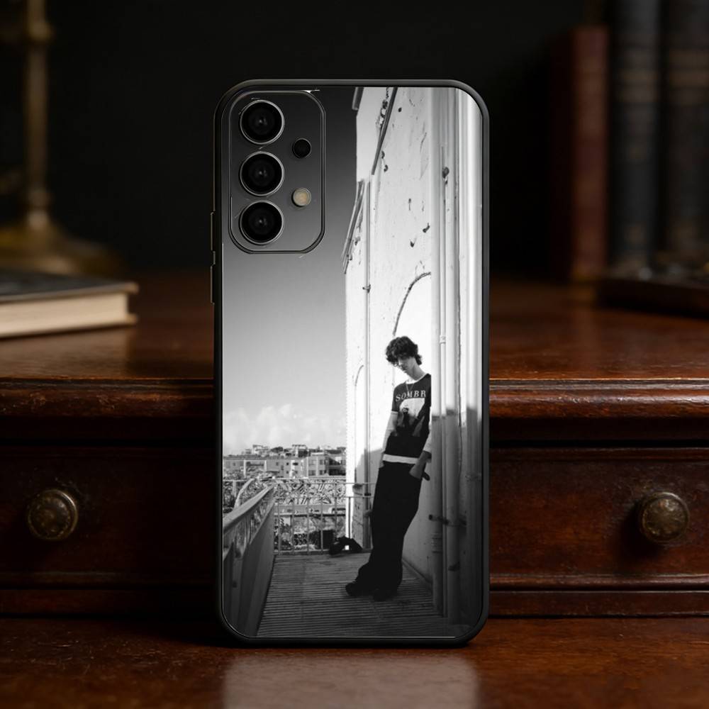 S-Sombr Phone Case For Samsung S25,24,23,22,30,21,10,9,Ultra,Plus,Lite Soft Black Case Samsung S24