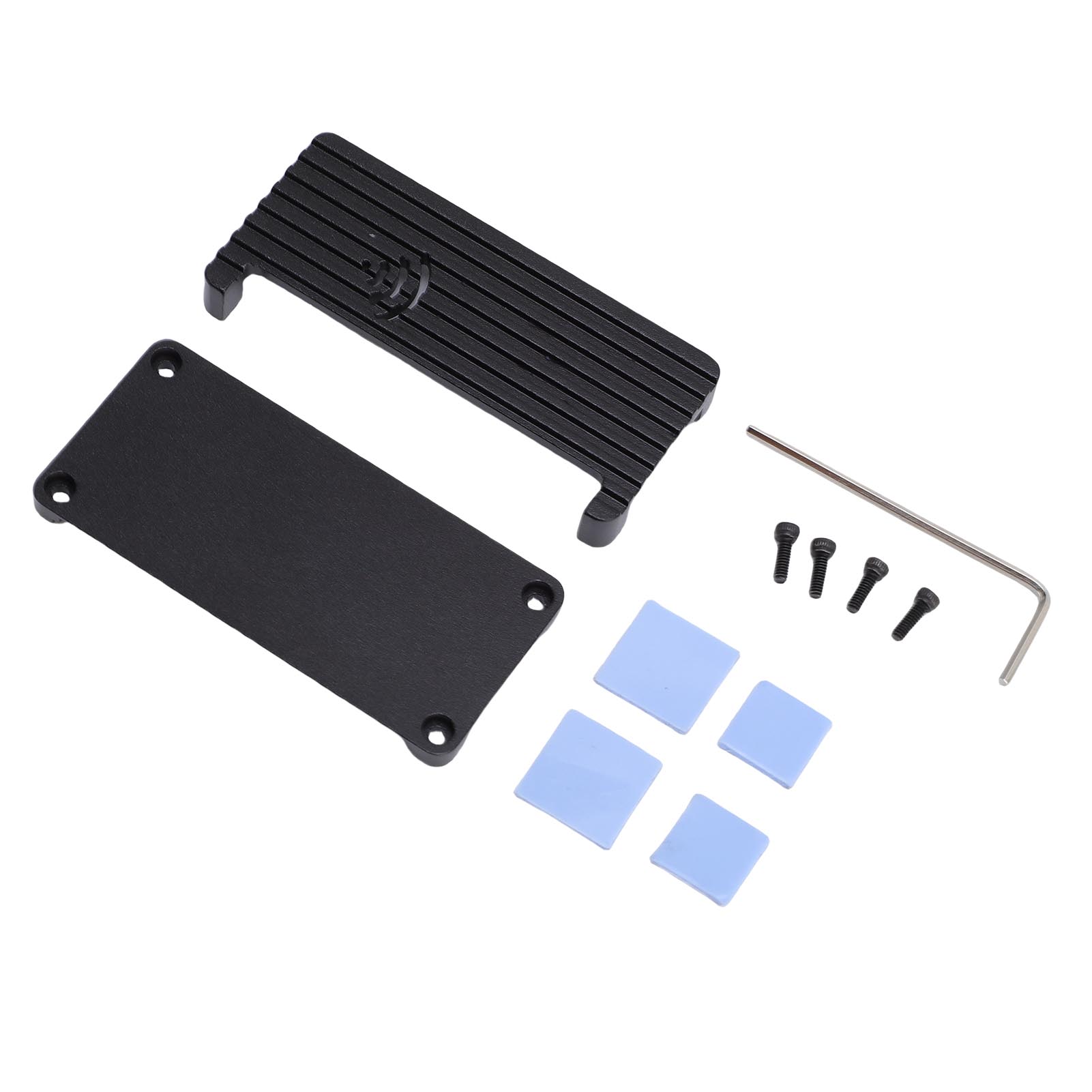 

Корпус-радіатор з алюмінієвого сплаву для RasPi Zero 2 W Корпус-радіатор Захисна кришка 2.6x1.2x0.5 дюйма