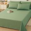 Simple Fashion Bed Sheets Solid Household Dormitory Washable Comfortable Skin-friendly Bedspread Mattress Queen King Size Ins