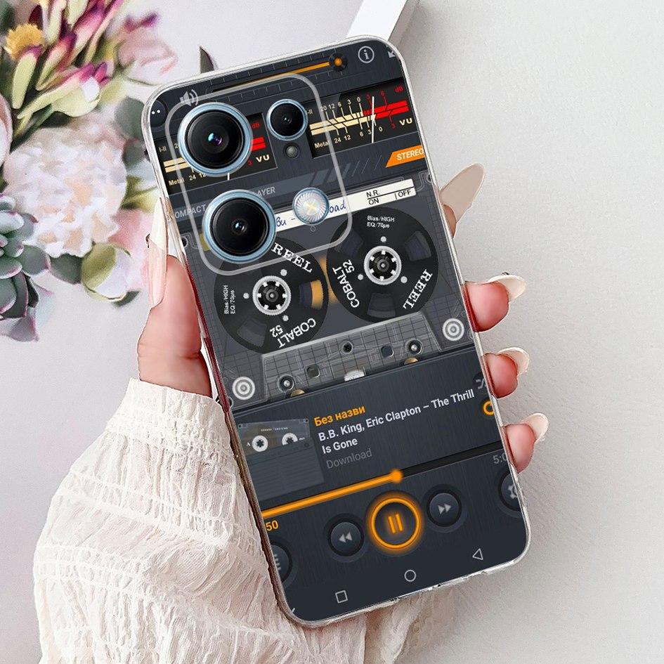 New Case For Xiaomi Redmi Note 14S Cover 2025 Popular Cartoon Astronaut Soft Silicone Clear Cover For Redmi Note14s 4G Shell New