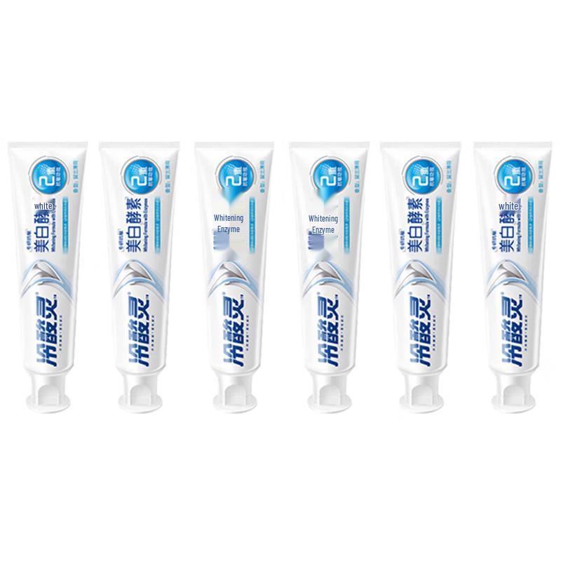 Leng Suan Ling Dual Active Enzyme Anti-Sensitivity Whitening Toothpaste (6-Pack)
