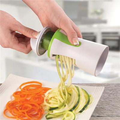 3IN1 Handheld Vegetable Spiralizer Slicer Veggie Carrot Spiral Slicer Cutter Zucchini Pasta Noodle Spaghetti Maker Kitchen To