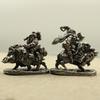 Cartoon Desktop Copper Soldier Decoration Ornaments Retro Dwarf Legionnaire Cavalry Model Figure Toys