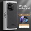 Leather Case for Oppo Reno14 Pro 5G Car Magnetic Holder Wireless Charging Silicone Hard Phone Cover OppoReno14Pro PKZ110 PLA110