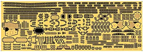 

Pit Road 1/700 GB Series Japanese Navy Light Cruiser Yubari (Battle of the Solomon Islands/Final) Genuine Upgrade Parts Set for Plastic Models, GB7021