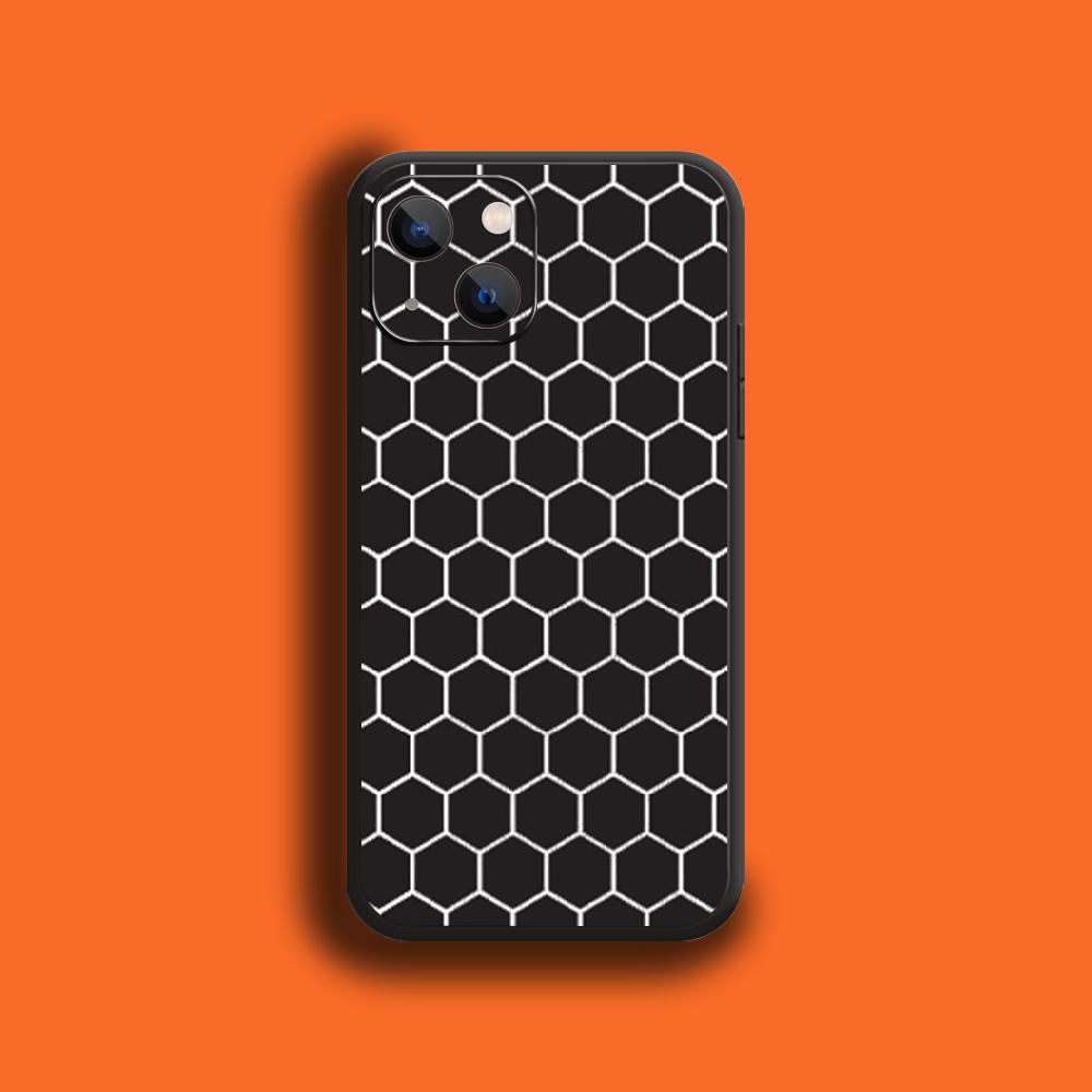 Honeycomb Yellow Bee Phone Case For iPhone Samsung Galaxy Redmi Xiaomi Oppo OnePlus Note S A 7 8 9 10 11 12 13 14 20 21 22 23 53 54 Pro Max Plus Ultra