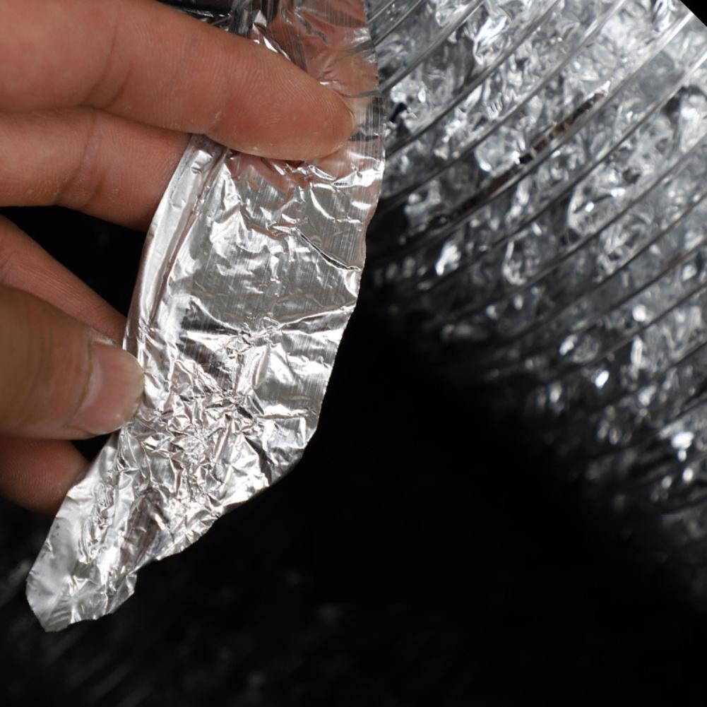 80-200mm Aluminum Foil Tube Ventilation Duct Retractable Range Hood Exhaust Hose For Heating Ventilation And Air Conditioning