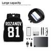 Heated Rivalry Humorous Backpack for Kids Girls Boys Hollander and Ilya Rozanov Backpacks Bag for Toddlers Kindergarten