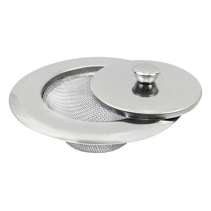 Anti-Odor Sink Drain Filter with Lid Kitchen Sink & Dish Basin Trash Strainer Floor Drain Cover  Kitchen Waste Collector
